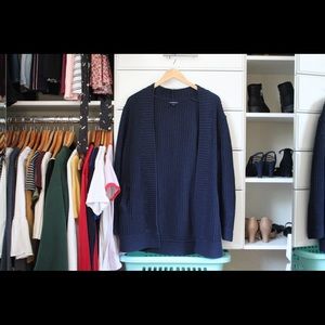 lands’ end navy sweater